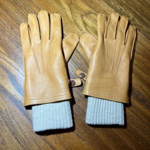 Vintage LL Bean Deerskin Gloves with liner Ladies S